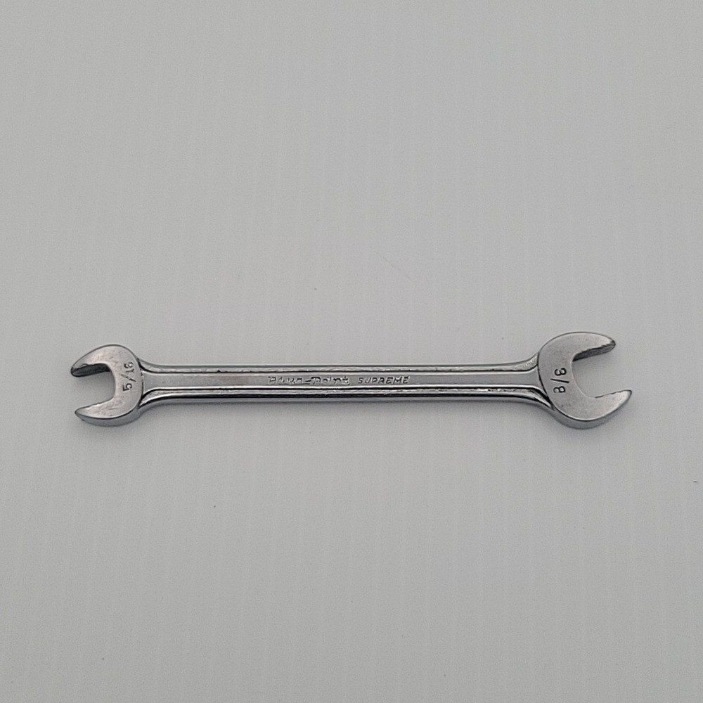 Blue Point Supreme Tools S-1012 3/8" x 5/16" SAE Double Open Wrench Made In USA